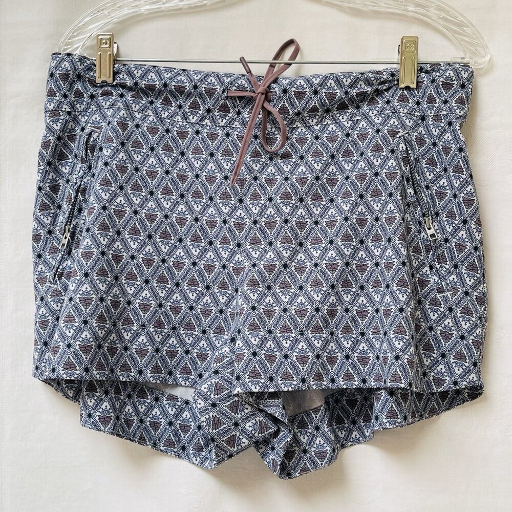 Athleta Women Fun‎ Print Shorts Womens 12 Pull On Summer Vacation Lightweight